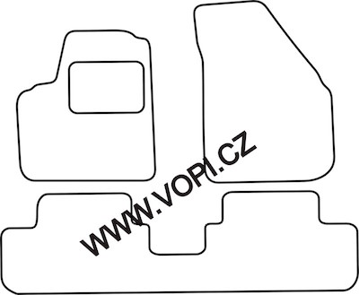 Autokoberce Chevrolet Tacuma 2004 - 2008 Colorfit Fun (913)